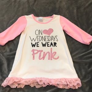 On Wednesdays We Wear Pink tunic